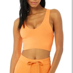 Alo Yoga Tank & Biker Short Set